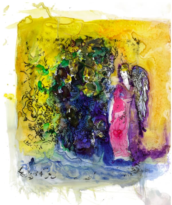 Jimmy Wright Candy Darling, 2024 Ink on yupo paper