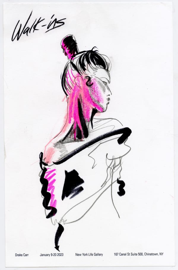 Drake Carr Rose, 2023 Colored pencil, watercolor, pastel, and graphite on paper