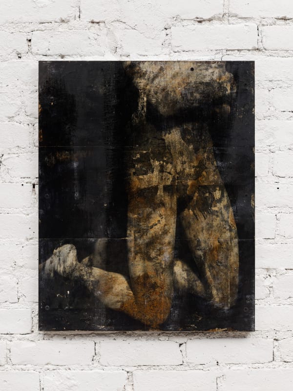 James Bantone UMO4, 2024 Acrylic transfer on steel