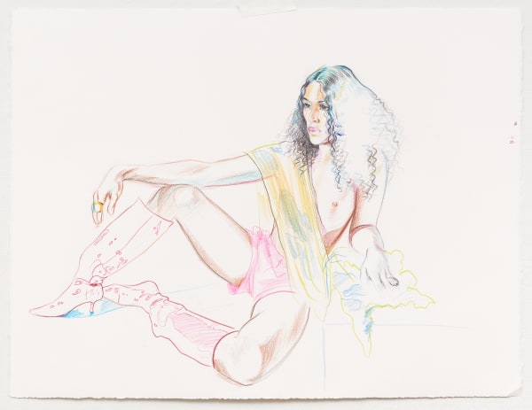 Drake Carr Sonny, 2023 Colored pencil on paper