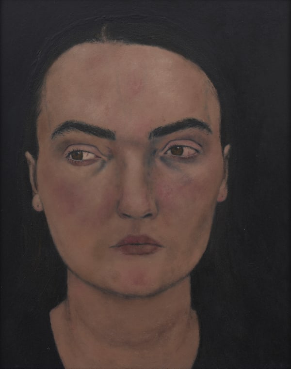 Max Jahn Isa Moon, 2024 Oil on zinc in artist's frame