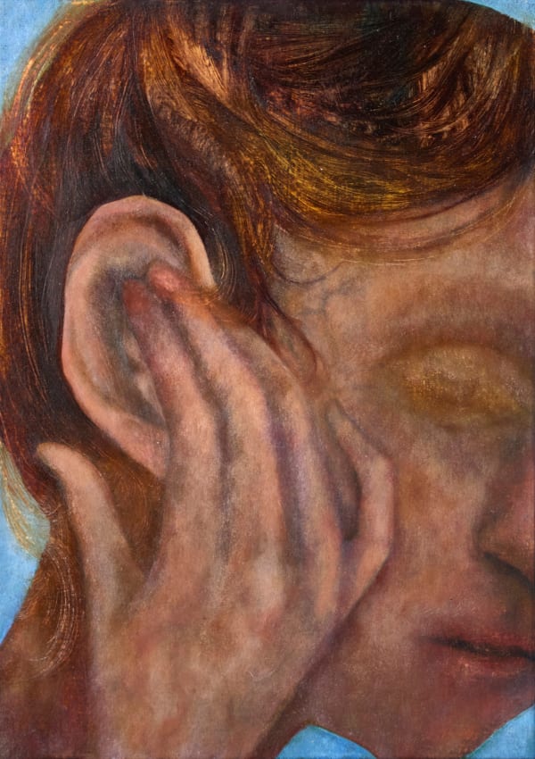 Pauline Rintsch Your Voice in my Ear, 2025 Oil on linen