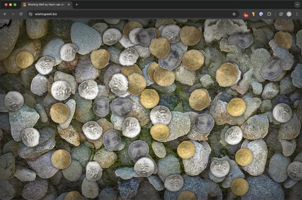 Harm van den Dorpel and Jonas Lund, Wishing Well.biz, 2013