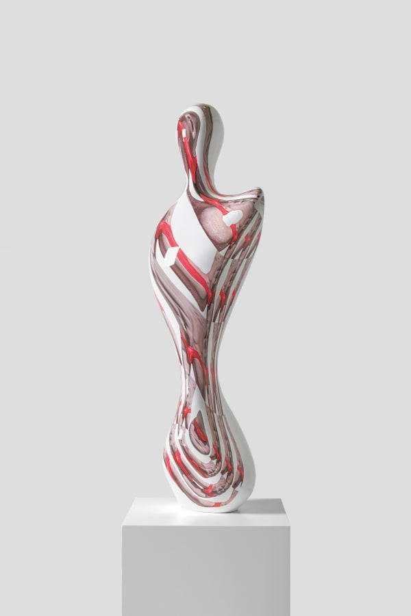 Winged Being (Francesco), 2020 Resin, Ink, Lacquer 110 x 33 x 24 cm 43 1/4 x 13 x 9 1/2 in Unique