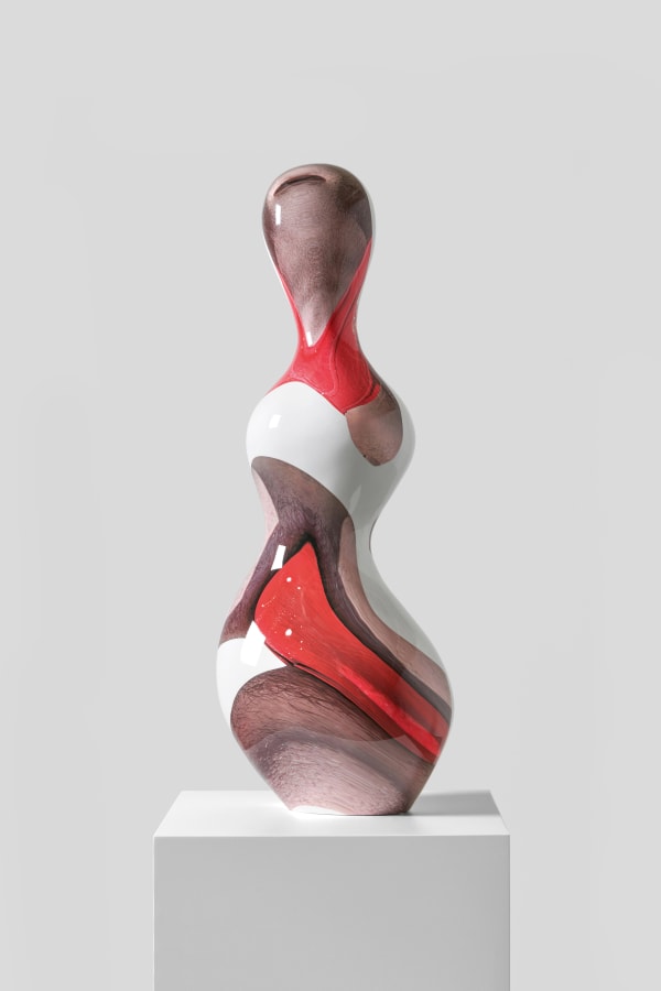 Demeter's Doll (Francesco), 2020 Resin, Ink, Lacquer 80 x 29 x 20cm (HWD) Unique