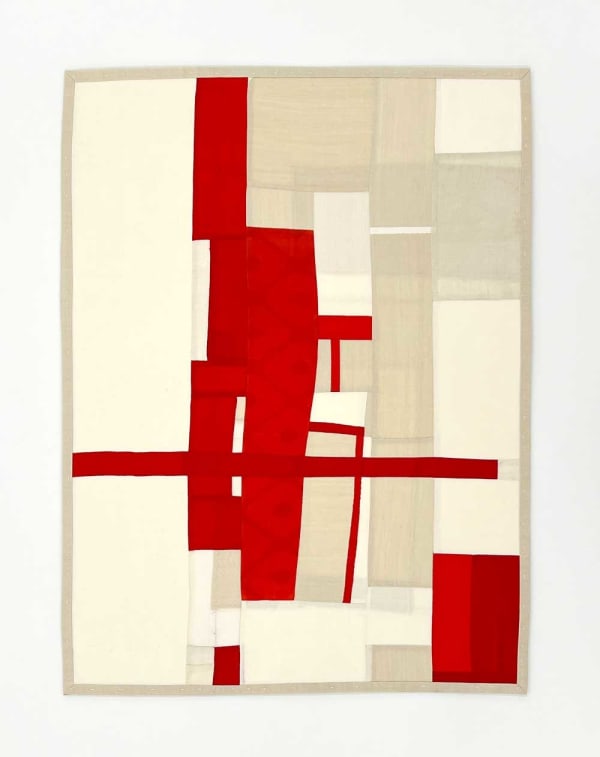 Debra Smith, Small Study Red & White, # 2, 2016