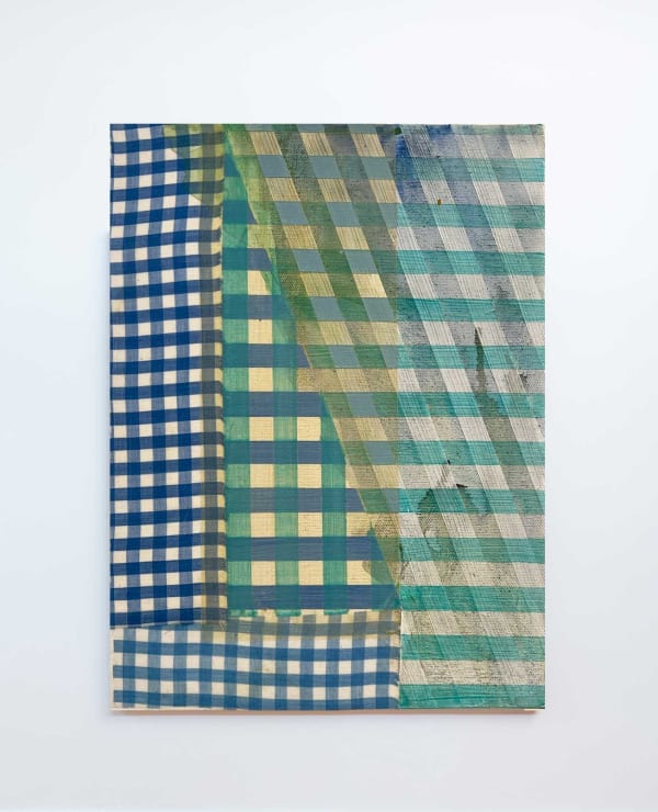 Bruce Price, Gingham 16: Blue, 2011