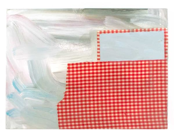 Bruce Price, Gingham 10 - Red (landscape)