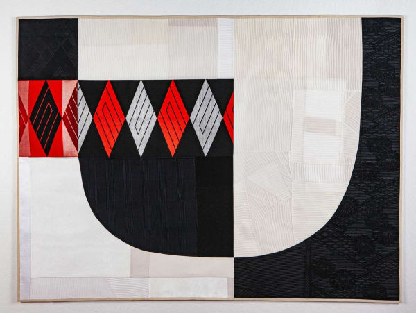 Debra Smith, Not Looking (with red Diamonds), 2022