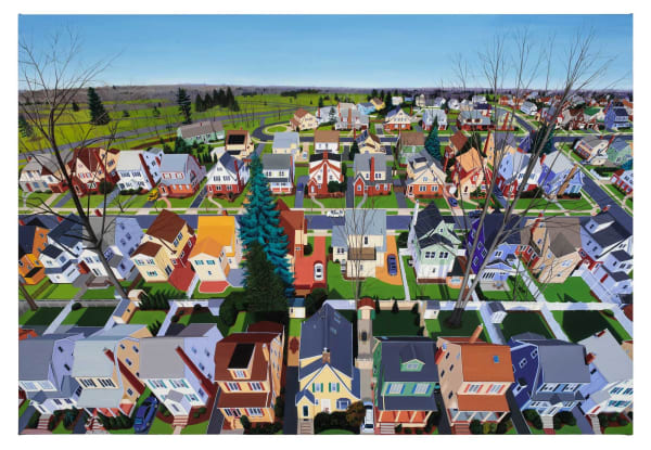 Jessica Rohrer, Green Lawns with Horizon, 2022