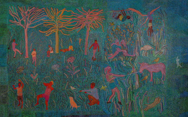 Slimen Elkamel, Dance on the line, 2024