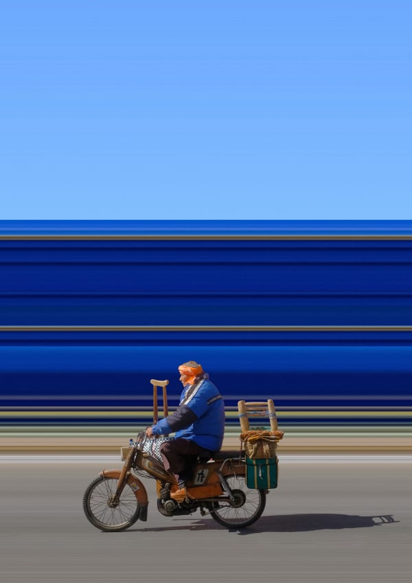 Girma Berta, Streets of Marrakech, Morocco_2 (Small format), 2023