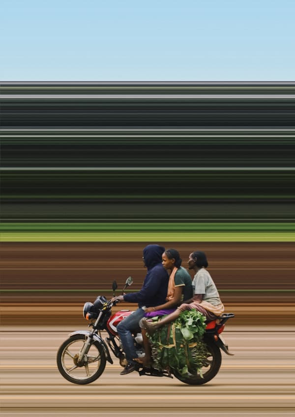 Girma Berta, Streets of Yirga Chefe, Southern Ethiopia (Large format), 2022