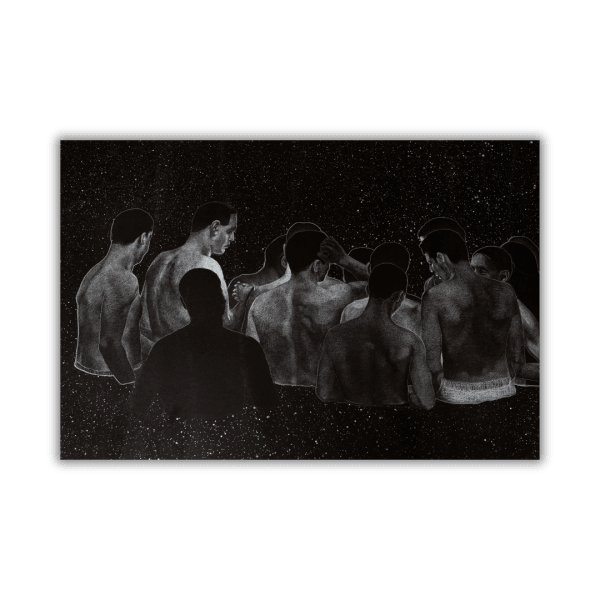 Nabil El Makhloufi, Milky Way II-B/W, 2024