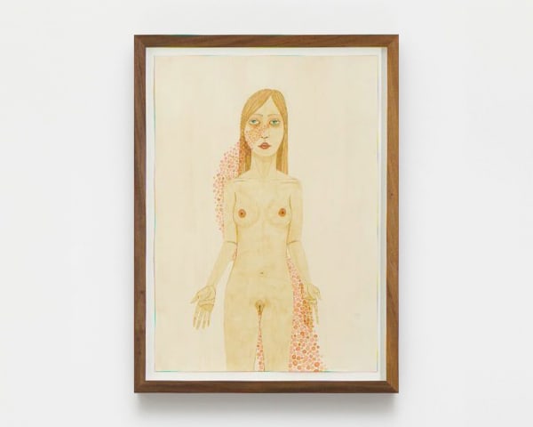 Ed Templeton Crying Girl #4, 2008 Acrylic and ink on paper