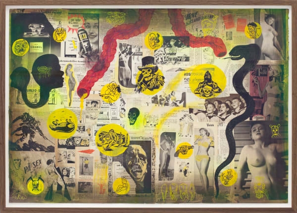 Dr. Lakra Untitled, 2012 Watercolor and collage on paper