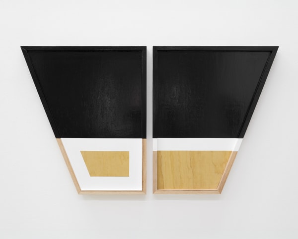 Darío Escobar Geometric Compositions Nº 2, 2018 Wood and pigments