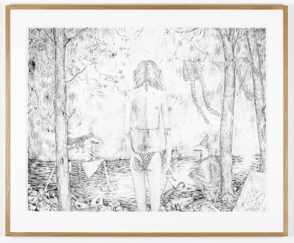 Oskar Korsár Hailers of the Dawn, 2005 Ink on paper