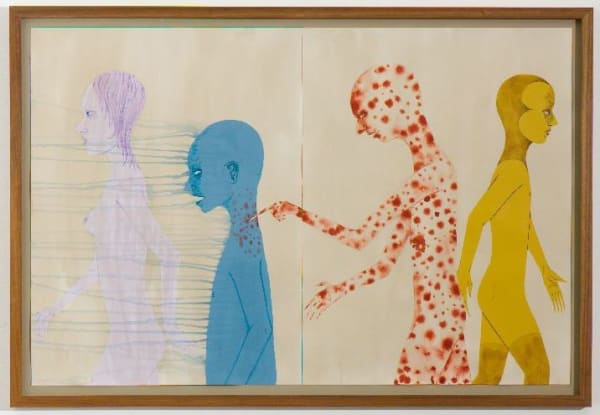 Ed Templeton Fear of contagion, 2008 Acrylic and ink on paper