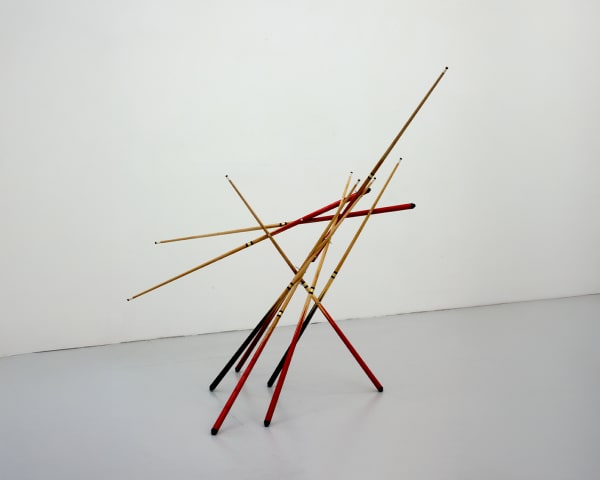 Darío Escobar Escultura Transparente VI, 2014 Wood, vulcanized rubber and steel
