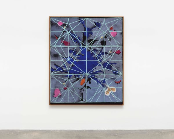 Gert & Uwe Tobias Untitled, 2024 Colored woodcuts on canvas