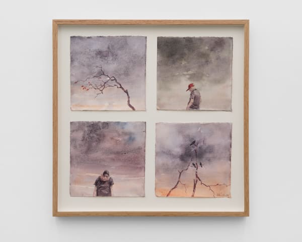 Michael Kvium It’s All Nature II, 2025 Watercolor on paper