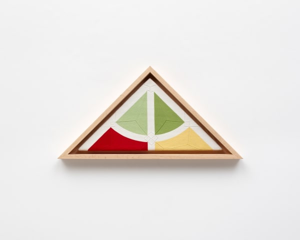 Eduardo Terrazas 28.69 From the seres: Cosmic Variations, 2024 Wool yarn on wooden board covered with Melipona bee wax and framed with Optium Museum Acrylic