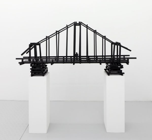 Olaf Breuning The Bridge, 2009 Wood, hardware, hot glue, acrylic paint