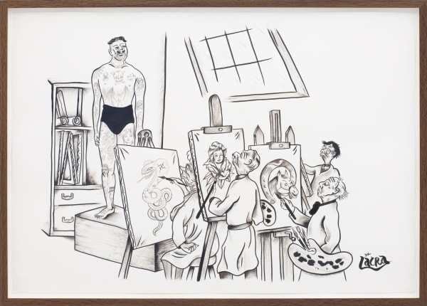 Dr. Lakra Untitled, 2012 Ink on paper