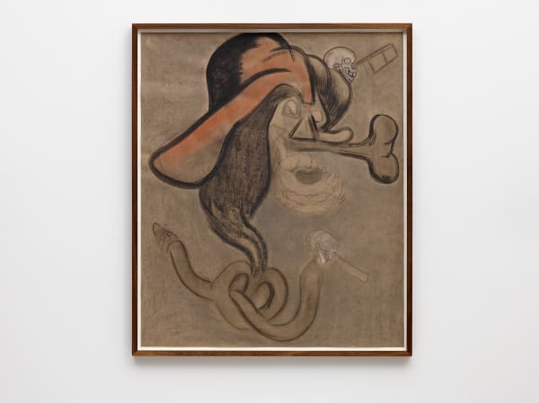 Daniel Guzmán Sin título. De la serie: "El hombre que debería estar muerto, pero que resucitó a otra vide", 2018 Graphite, Conté crayon, charcoal, pastel and acrylic on paper