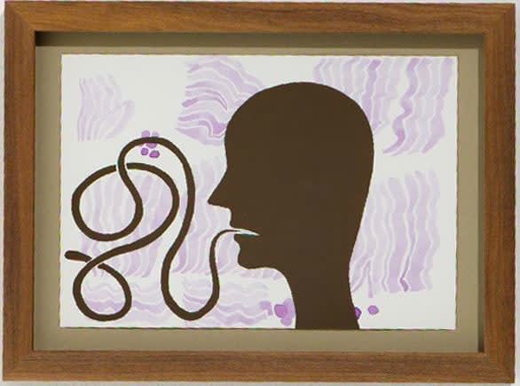 Ed Templeton Untitled (colab with Deanna), 2008 Acrylic and ink on paper