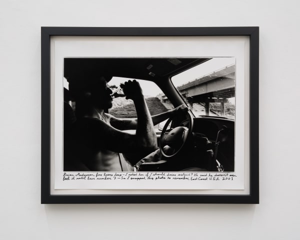 Ed Templeton BA Driving Drunk, 2000 Gelatin Silver Print and Acrylic ink
