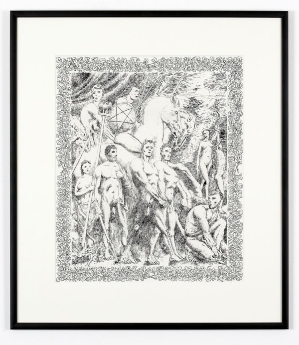 JP Munro The marseillaise, 2005 Pencil and ink on paper