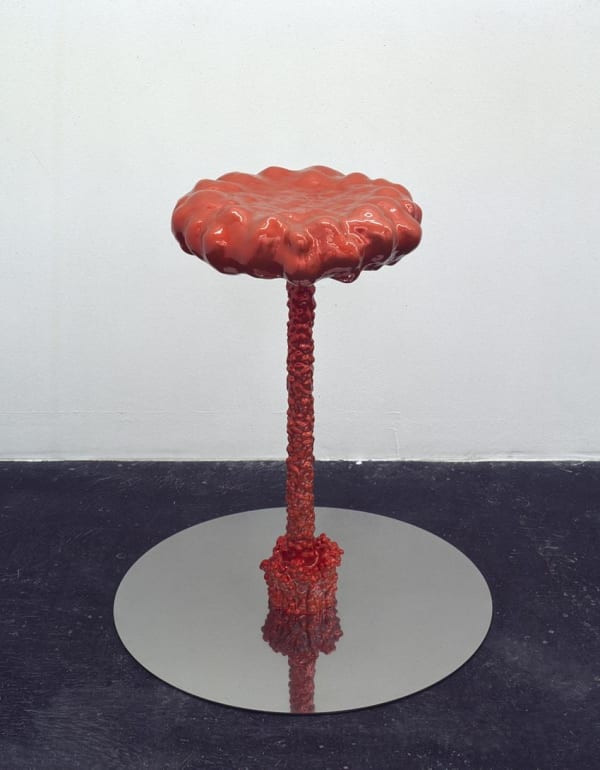 Jone Kvie "Untitled", 2003 Painted aluminium, mirror