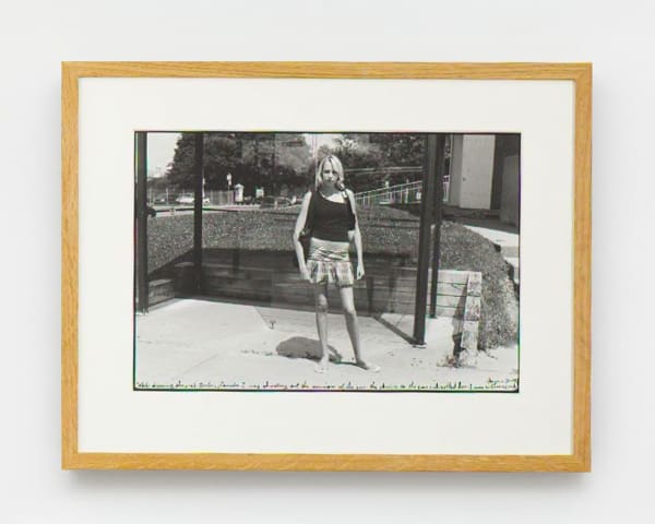 Ed Templeton Canadian girl, 2008 Black and white photograph with text