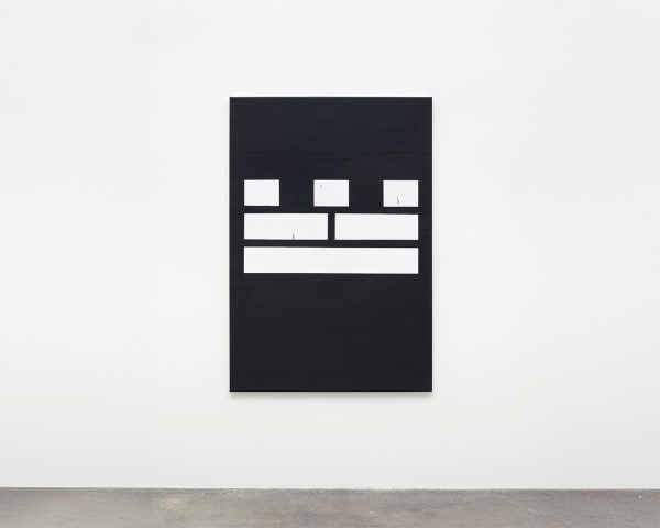 Gardar Eide Einarsson Citadel/ Black Iron Prison, 2022 Acrylic, gesso and graphite on canvas