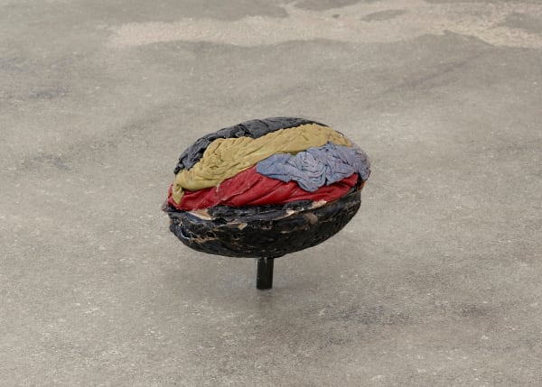 Tania Pérez Córdova Brain, 2024 Clothes outgrown by a child, resin