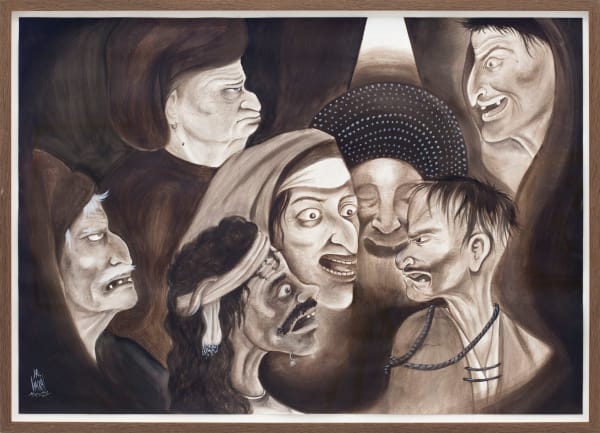 Dr. Lakra Untitled, 2012 Ink on paper