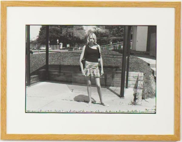 Ed Templeton Canadian girl, 2008 Black and white photograph with text