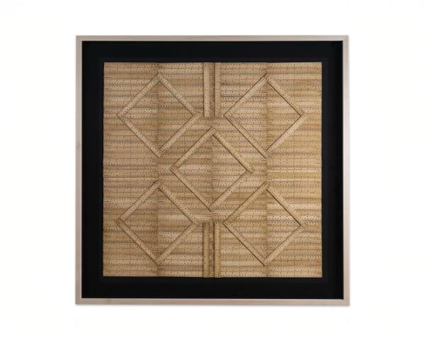 Eduardo Terrazas Everyday Museum: 14.28, 2016 Wooden rulers mounted on a wooden board