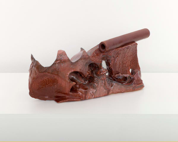 Nils Erik Gjerdevik Bag Sculpture No4, 2014 Glazed stoneware 24 x 58 x 20 cm 9.45 x 22.83 x 7.87 in