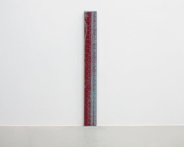Runo Lagomarsino Between an Imperial system and a metric system (rulers), 2003 Rulers