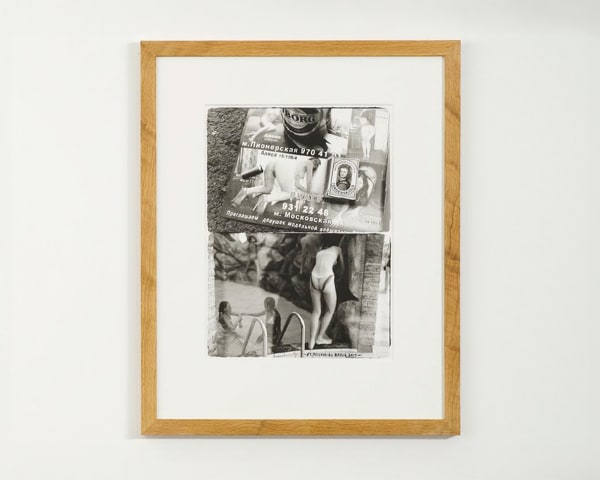 Ed Templeton Russia, 2 prints together, 2008 Black and white photograph with text