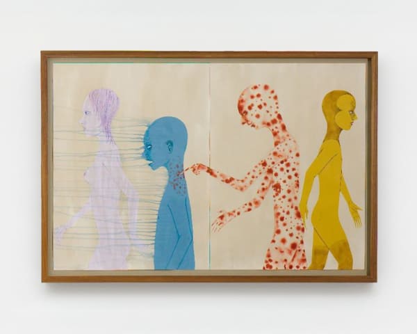 Ed Templeton Fear of contagion, 2008 Acrylic and ink on paper