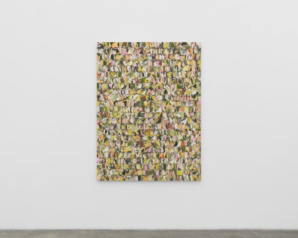 Carlos Amorales Fragmented Star 08, 2023 Collage - Painted cardboard cutouts glued on linen