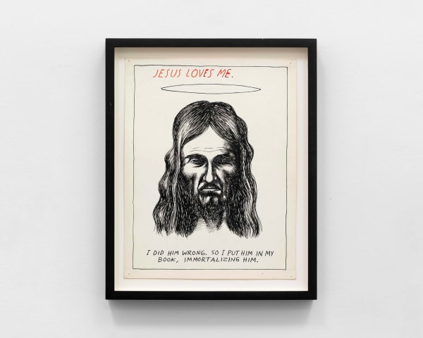 Raymond Pettibon No Title (Jesus Loves Me), 1981 Pen and Ink on paper