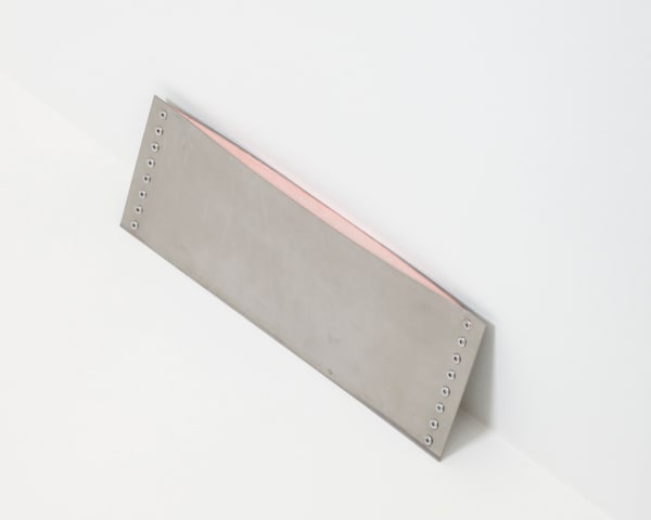 Tove Storch Untitled, 2022 Stainless steel, plaster, powder pigment