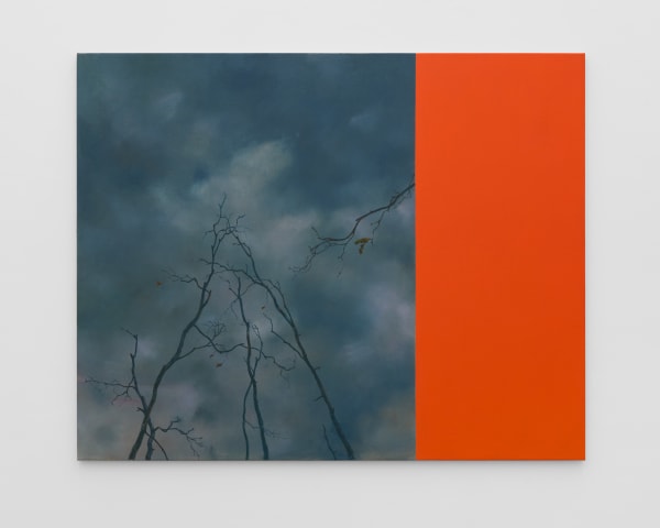 Michael Kvium Sky Piece, 2025 Oil on canvas