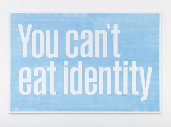 SUPERFLEX You Can't Eat Identity / 20 Euro, 2015 Acrylic on Linen