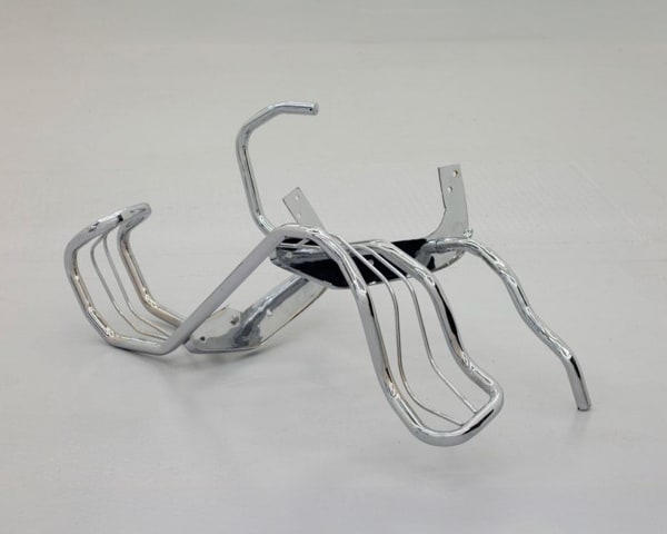 Darío Escobar Crash IX, 2010 Chrome, iron and steel